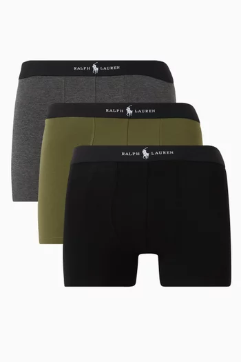 Classic Trunks in Cotton-blend, Set of 3