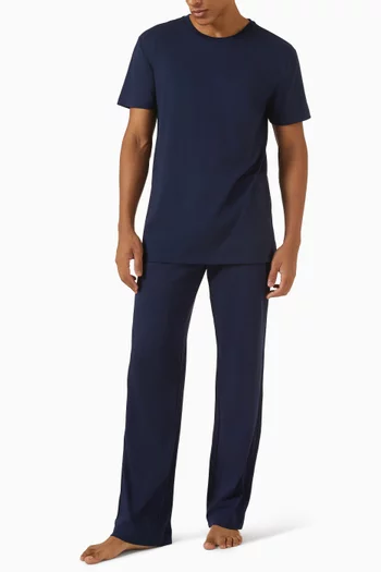 Crew Undershirt in Stretch Cotton, Set of 3