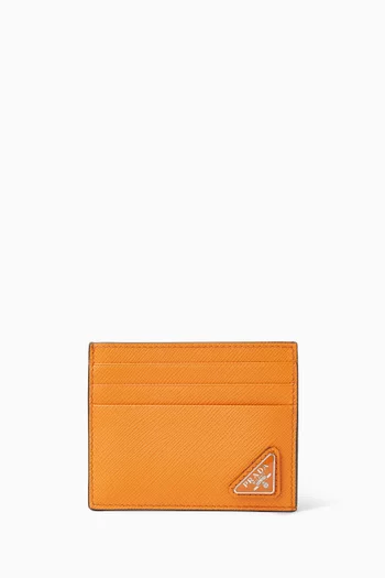 Card Holder in Saffiano Leather