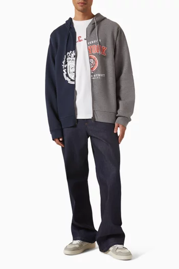 x Marc Jacobs The Split Crest Hoodie in Cotton
