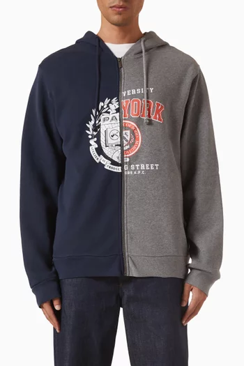 x Marc Jacobs The Split Crest Hoodie in Cotton