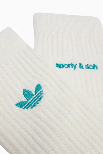 Small Arch Logo Hoodie in Cotton