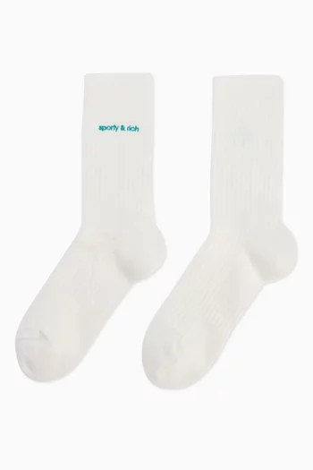 Small Arch Logo Hoodie in Cotton