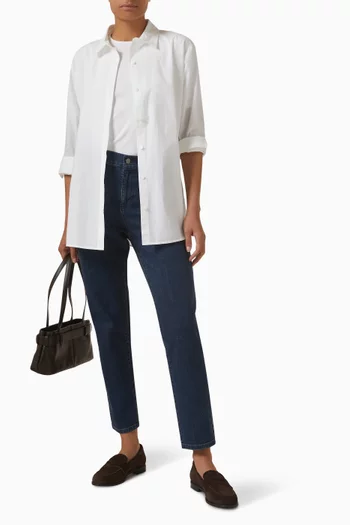 قميص كلاسيكي قطن بوبلين