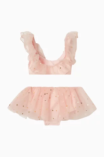 Ruffled Bikini Set in Tulle