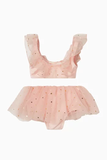 Ruffled Bikini Set in Tulle