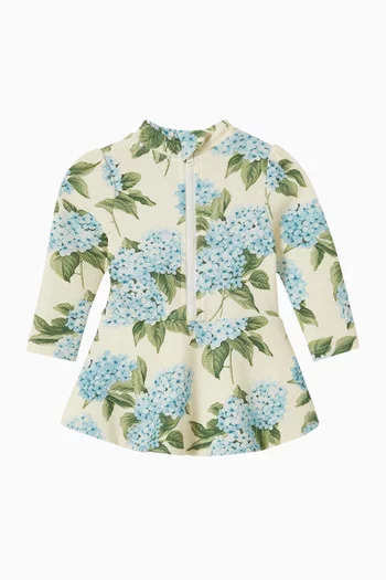 Valentina Floral-print Bodysuit