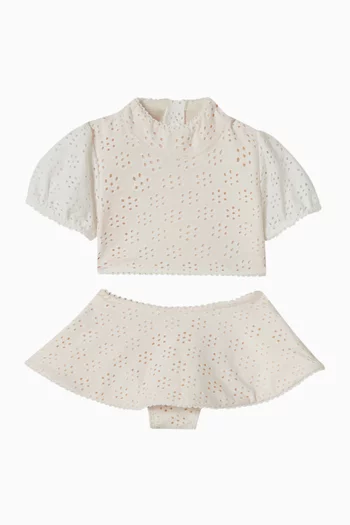 Broderie Anglaise Bikini Set