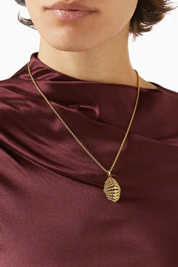 Ravi Nova Necklace in 24kt Gold-plated Brass