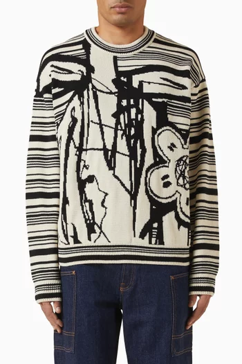 سترة صوف وقطن كينزو × فوتورا 2000