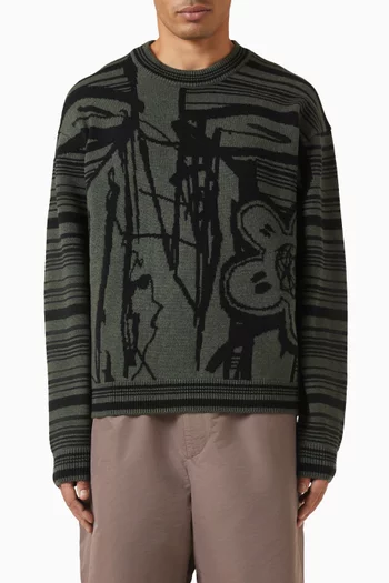 سترة صوف وقطن كينزو × فوتورا 2000