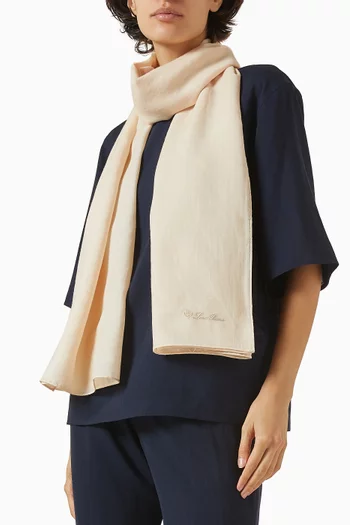 Signature Stole in Silk Wool