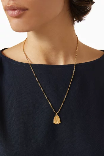 Spagna Jacket Necklace in Brass