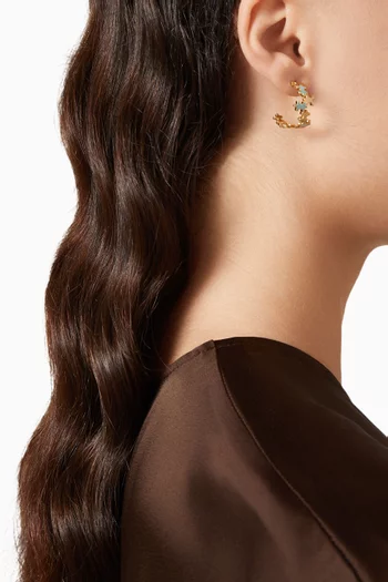 Geometric Earrings in 18kt Gold