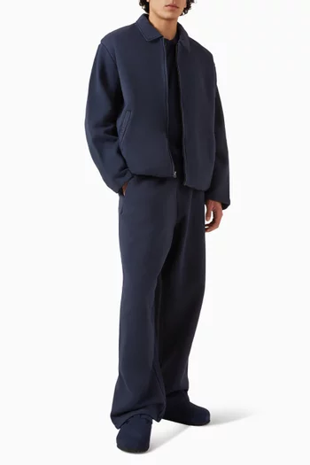 Straight-leg Pants in Cotton-fleece
