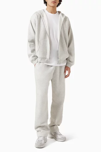 Classic Straight-leg Pants in Cotton-fleece