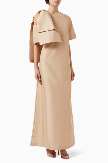 Winona Maxi Dress in Taffeta