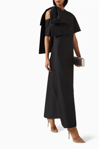 Winona Maxi Dress in Taffeta