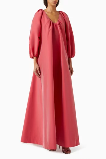 George Maxi Dress in Taffeta