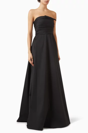 Lucinda Strapless Dress in Taffeta