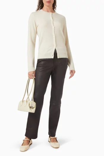 Brushed Cardigan in Cashmere