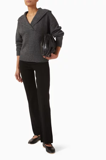 Astor Knit Hoodie in Wool Blend