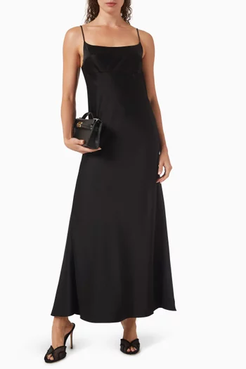 Curve Slip Dress in Satin