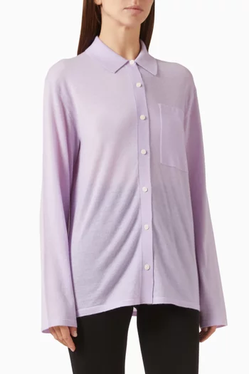 قميص شو تايم منسوج من كشمير