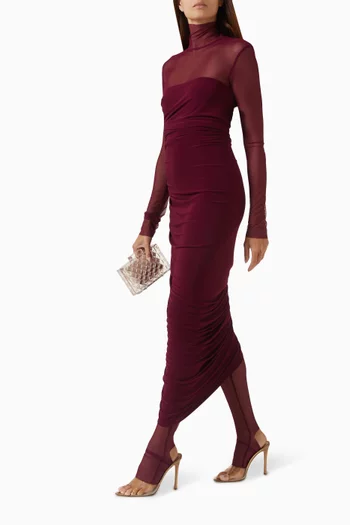 Diana Turtleneck Catsuit Gown