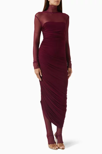 Diana Turtleneck Catsuit Gown