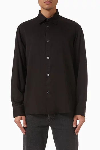 Relaxed Fit Shirt in Satin