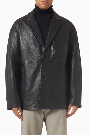 جاكيت جلد حبيبي