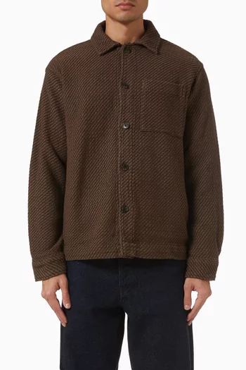 Structured Overshirt in Cotton