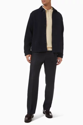 Structured Overshirt in Cotton