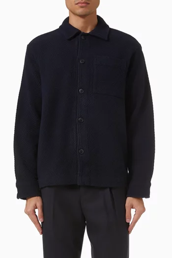 Structured Overshirt in Cotton