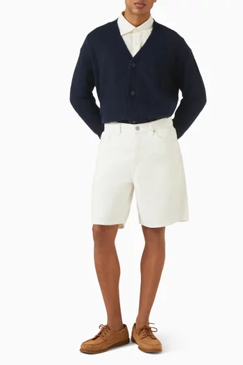 كارديغان بقصة فضفاضة مزيج صوف ألباكا