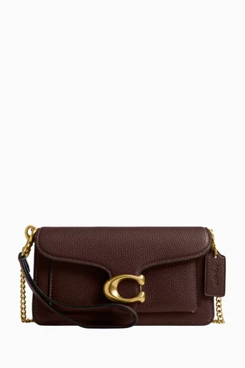 حقيبة كروس تابي 19 بسلسلة جلد بارز الملمس