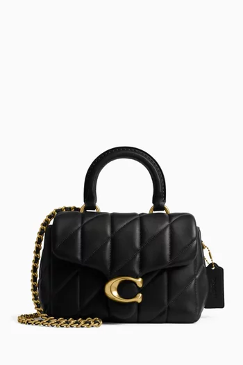 حقيبة تابي مبطنة بيد علوية جلد