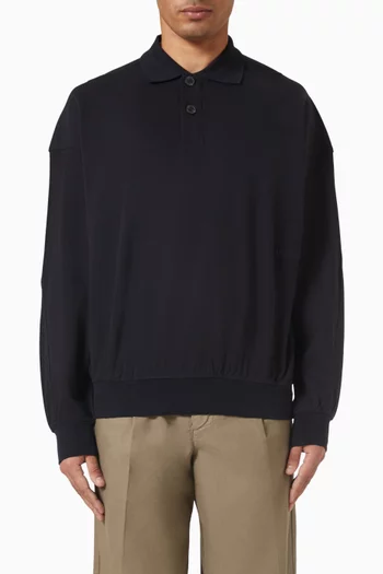 تي شيرت بولو أنارشيل بقصة فضفاضة قطن