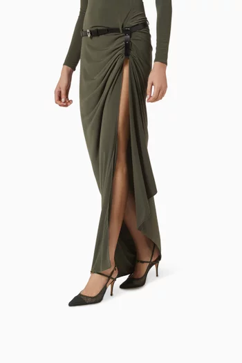 Edoardo 85 Slingback Pumps in Mesh