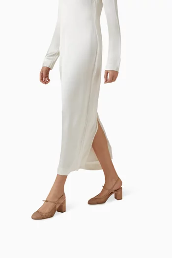 Mattia 65 Slingback Pumps in Mesh