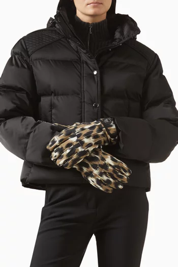 قفازات تزلج غلاسييه بنقشة