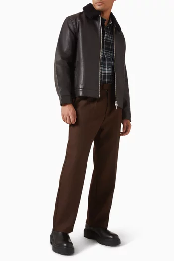 جاكيت كندال فلايت جلد ماعز