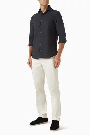 Flannel Shirt in Cashmere-blend