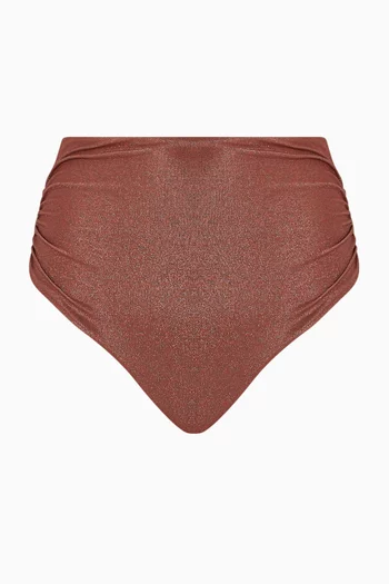 قطعة بيكيني سفلية آنيا بخصر مرتفع