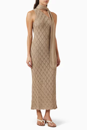 فستان ماي منسوج من مزيج مودال