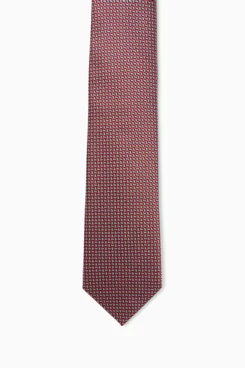 Jacquard Tie in Silk