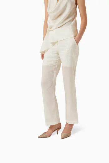 Slingback Pumps in Satin