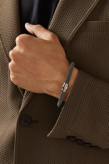 Tubular Bracelet in Sterling Silver