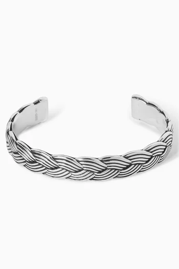 Braided Effect Cuff Bracelet